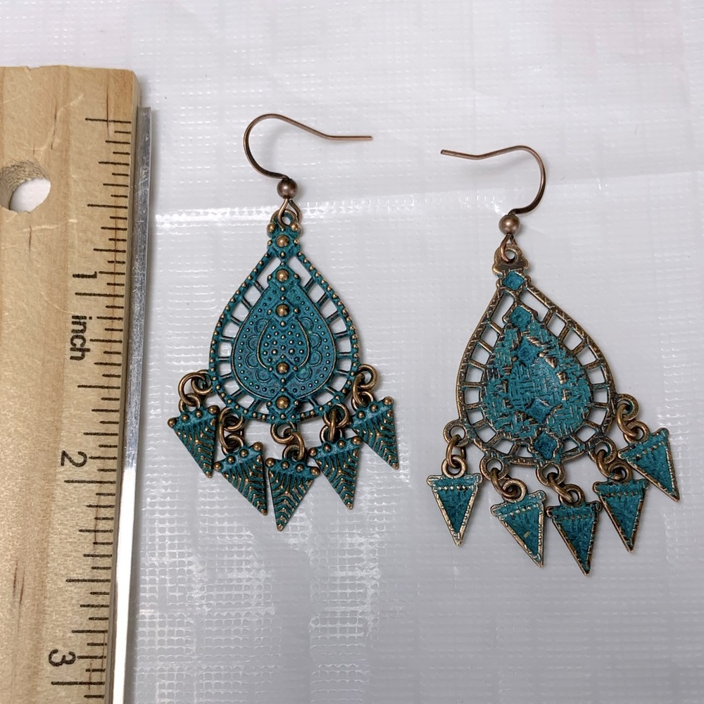 New Boho Teardrop Dangle Earrings - Picture 4 of 4
